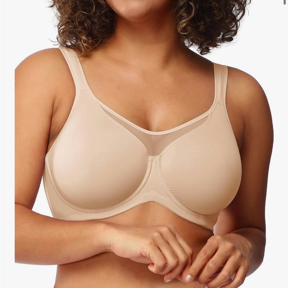 BOGO HSIA CoolComfort Smoothing Unlined Minimizer Underwire Bra 36DD